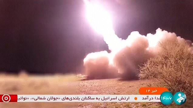 Iran releases footage 'showing missiles being fired against Israel'