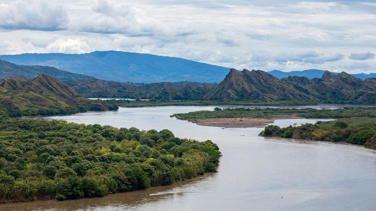 Magdalena River in Colombia.