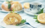 leichter kuchen im frühling: wir backen zitronen-biskuitrolle