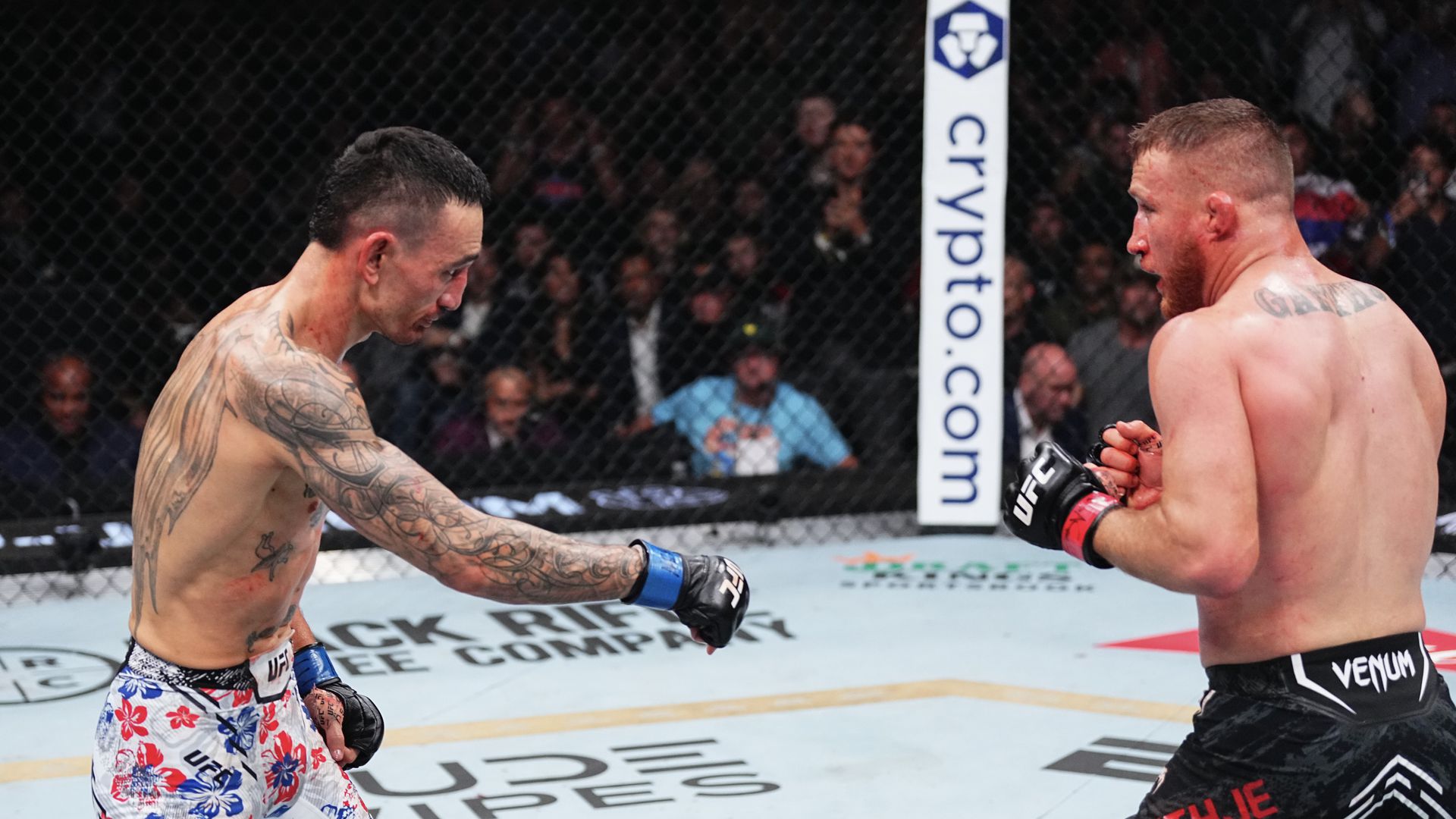 max holloway on pointing to canvas vs. justin gaethje, being counted out: ‘people needed to get reminded’