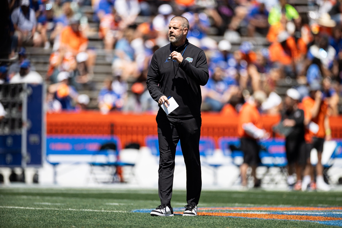 Florida Gators play Orange and Blue spring football game