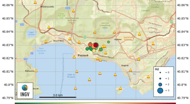 Terremoto Napoli, Cinque Scosse In 20 Minuti (la Più Forte 3.7): Sciame ...