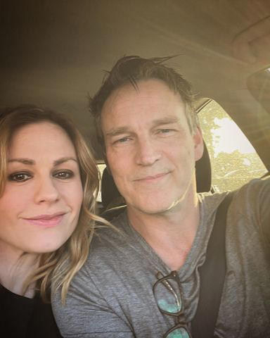 Anna Paquin Instagram Anna Paquin and Stephen Moyer.