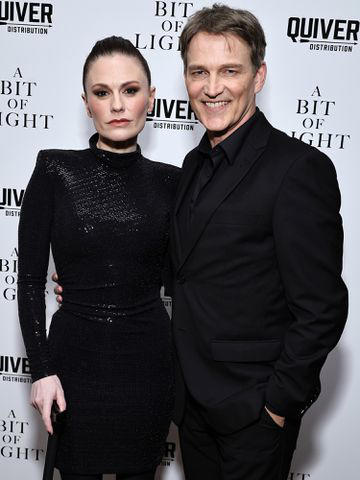 Theo Wargo/Getty Anna Paquin and Stephen Moyer attend "A Bit Of Light" New York Screening on April 03, 2024 in New York City.