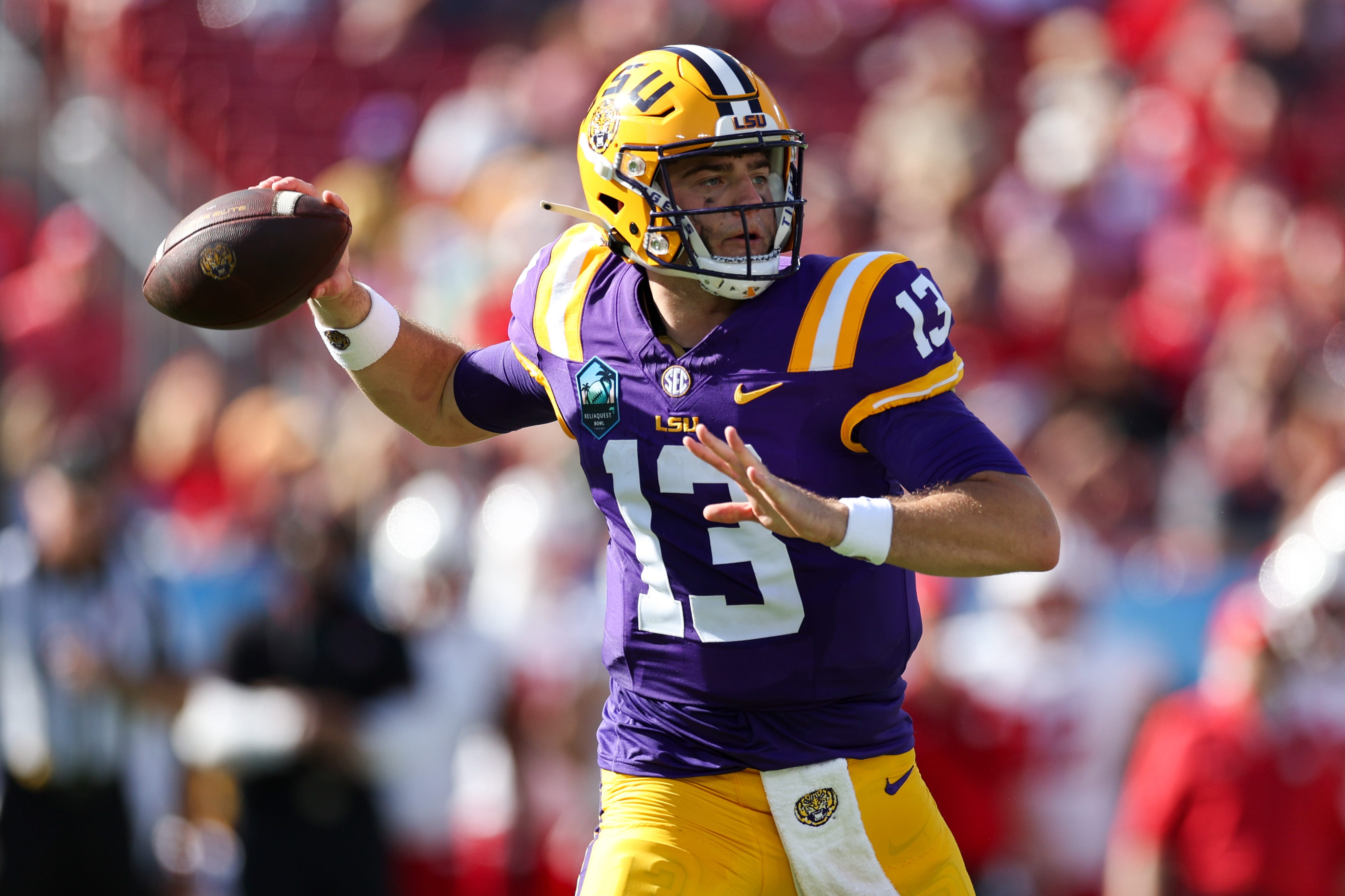 LSU Quarterback Garrett Nussmeier Looks Sharp In Spring Game