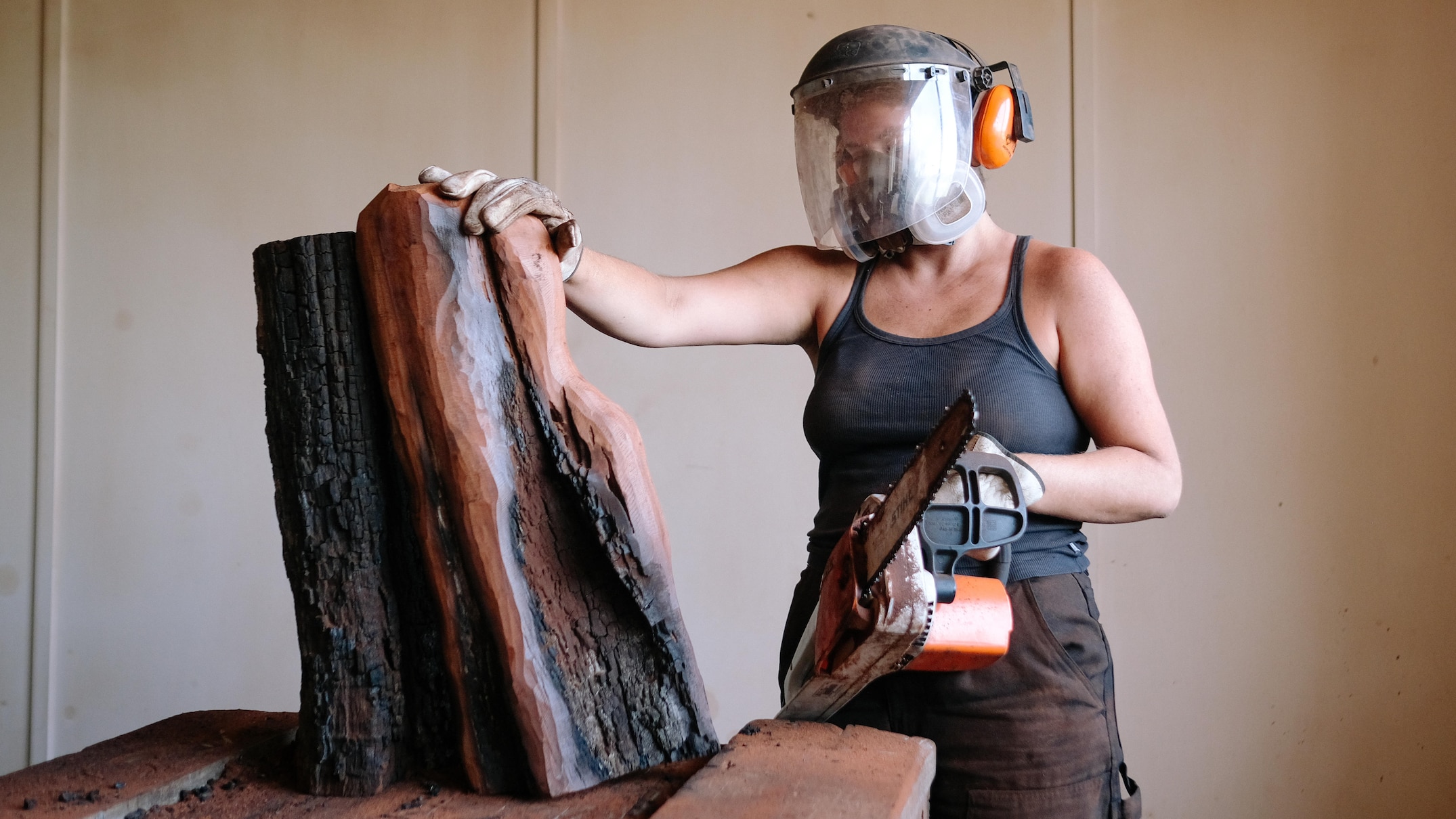 west australian woodworker artist olive gill-hille goes against the grain to create remarkable, feminine forms