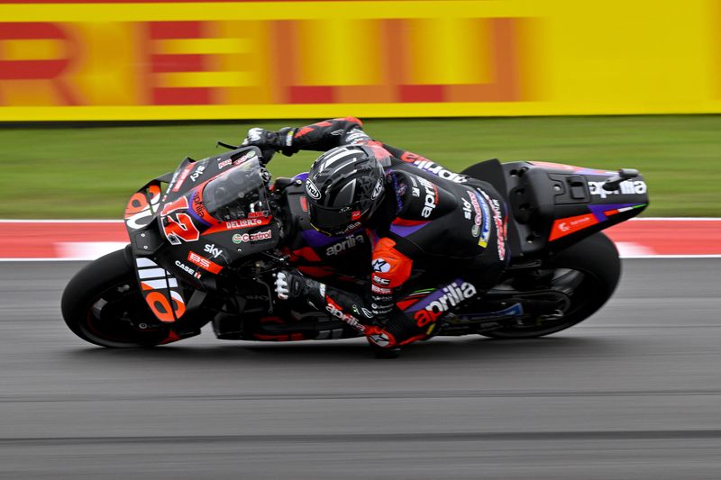 motorcycling-aprilia's vinales reigns supreme to win eventful grand prix of the americas