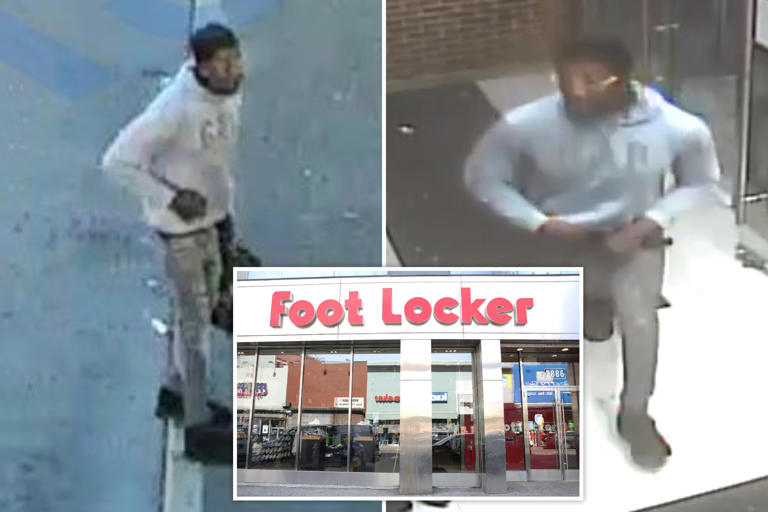 Brazen armed robber swipes loads of Nike items from NYC Foot Locker ...