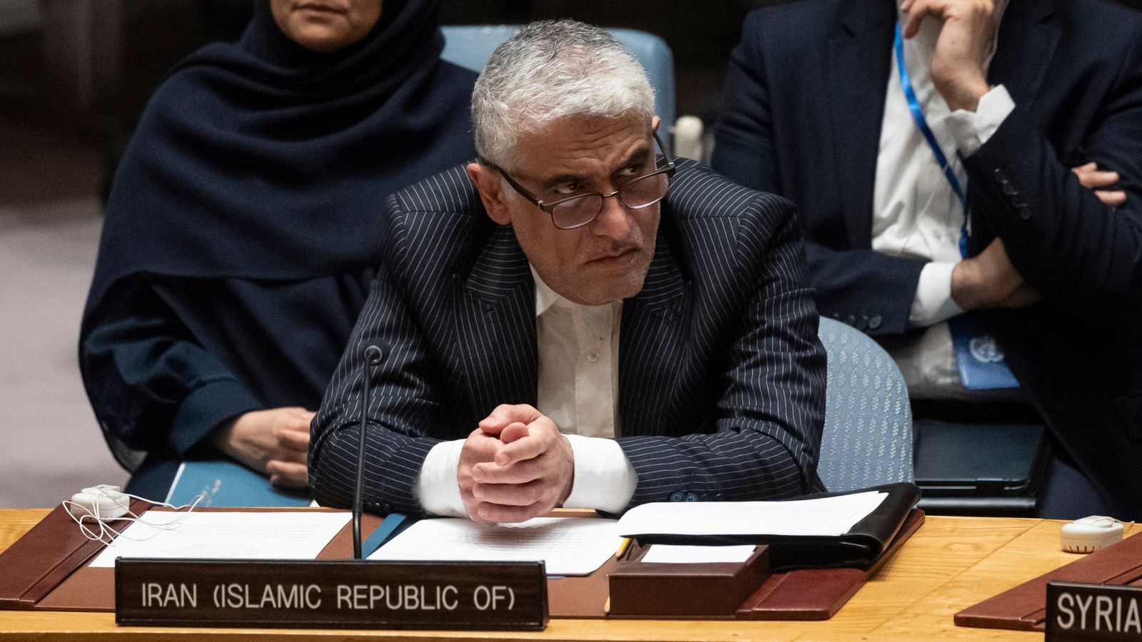 israel 'knows what our second retaliation would be', says iran's un ambassador