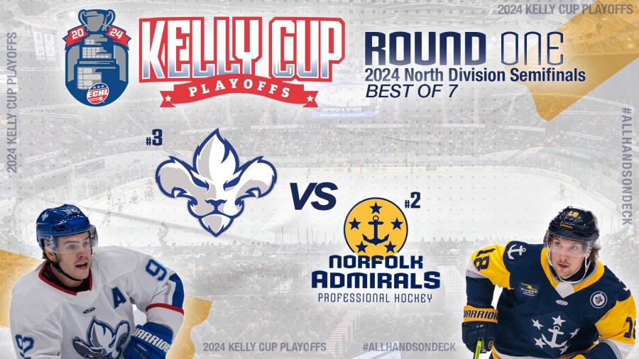 Admirals Set To Face Trois Rivieres In First Round Of Kelly Cup Playoffs