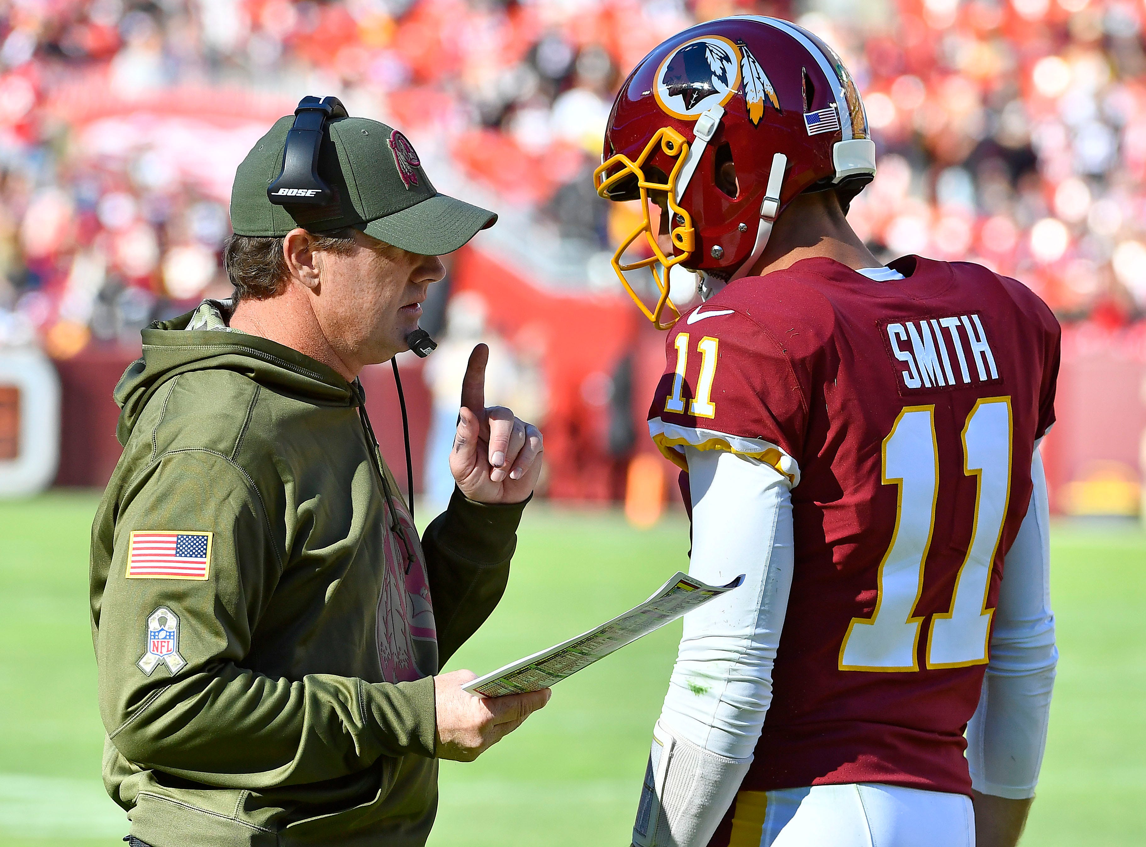 jay gruden discusses which quarterback he believes will land with commanders