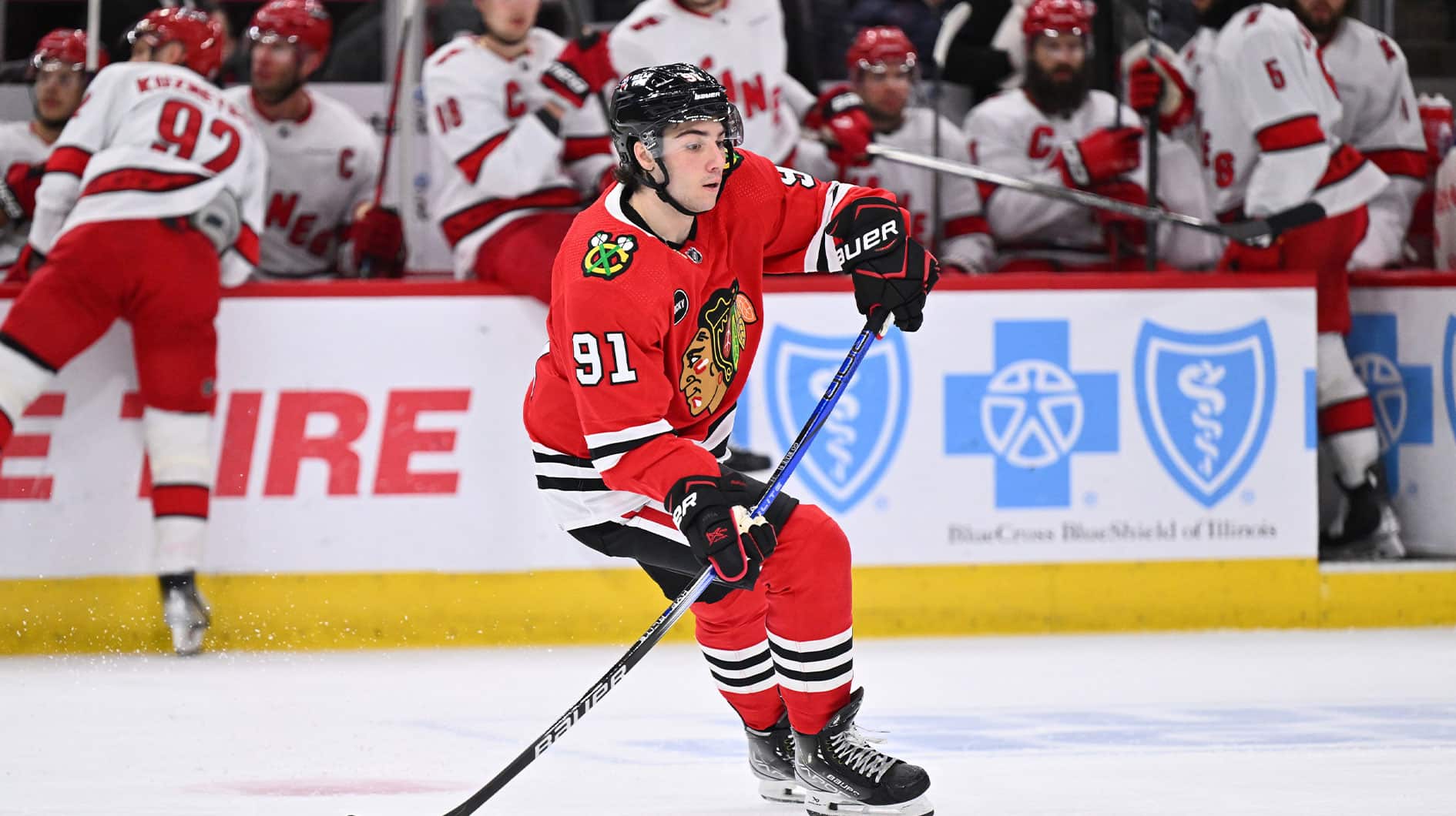 Frank Nazar Reacts To Unreal Blackhawks Debut Alongside Connor Bedard