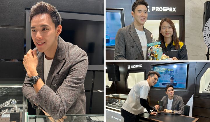 seiko welcomes malaysia’s national swimmer welson sim as prospex brand friend