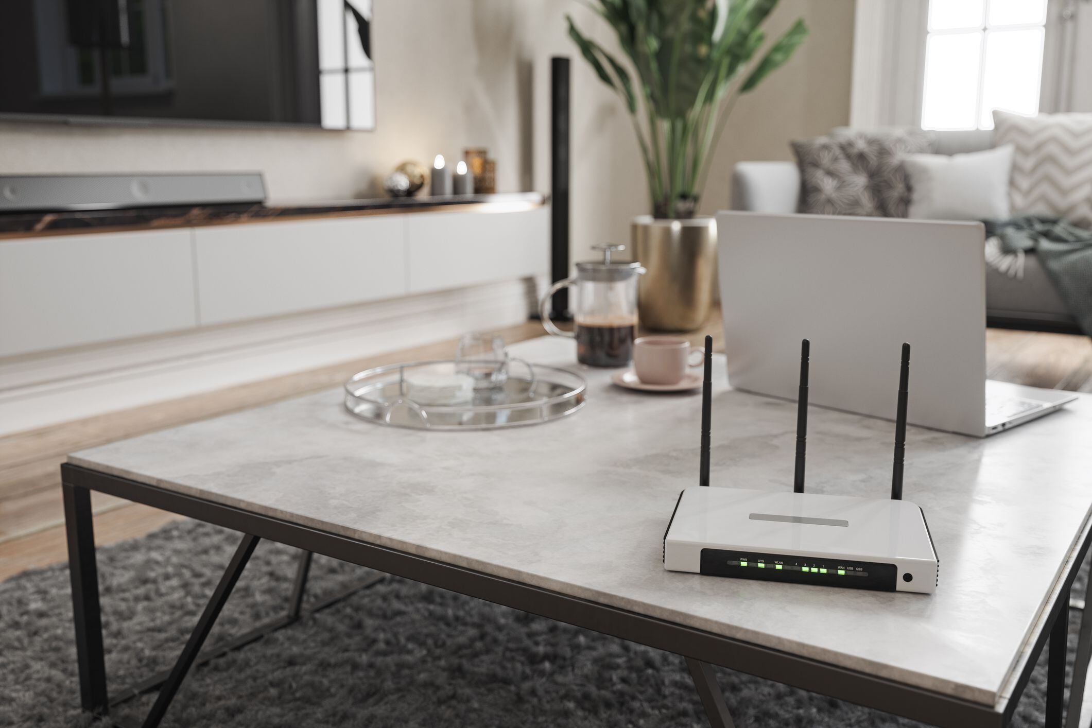 el lugar donde nunca debe colocar el router en su casa; podría afectar a varios electrodomésticos