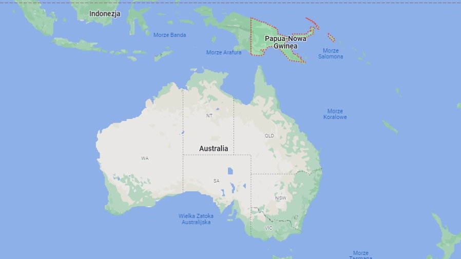 silne trzęsienie ziemi w papui-nowej gwinei