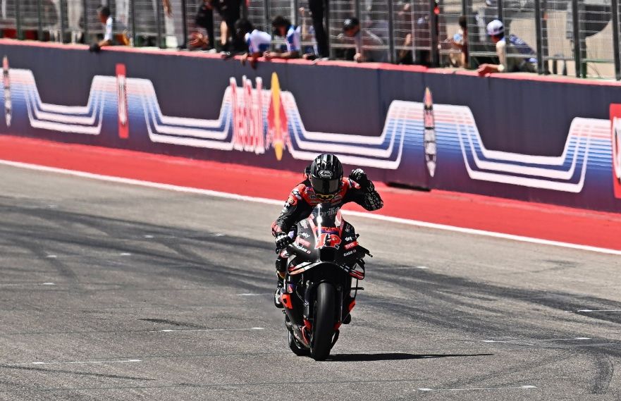 Maverick Vinales Menang MotoGP Amerika 2024, Marc Marquez Crash, Pedro ...