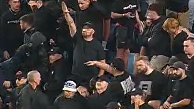fa investigate alleged nazi salute at a-league men's derby between western sydney wanderers and sydney fc