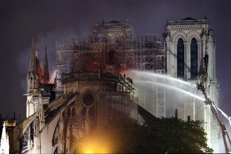 On This Day, April 15: Fire damages Paris' Notre Dame Cathedral