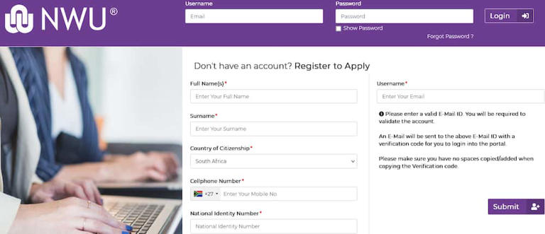 NWU online application for 2025: dates, prospectus, fees, status, contacts