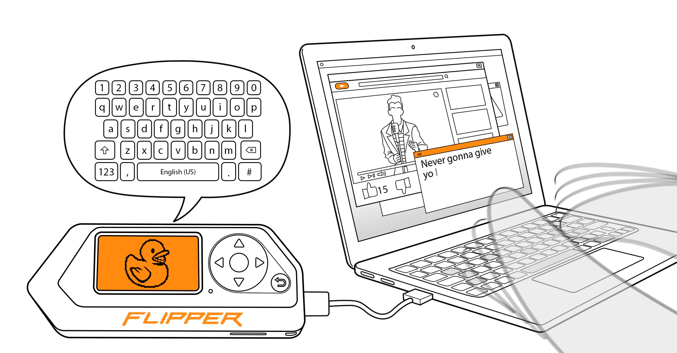 flipper zero oculta una función que le permite funcionar como un teclado y te ahorraría horas de trabajo