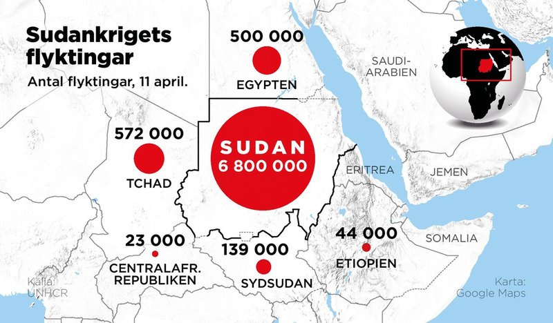 ett år av krig: sudans barn betalar priset