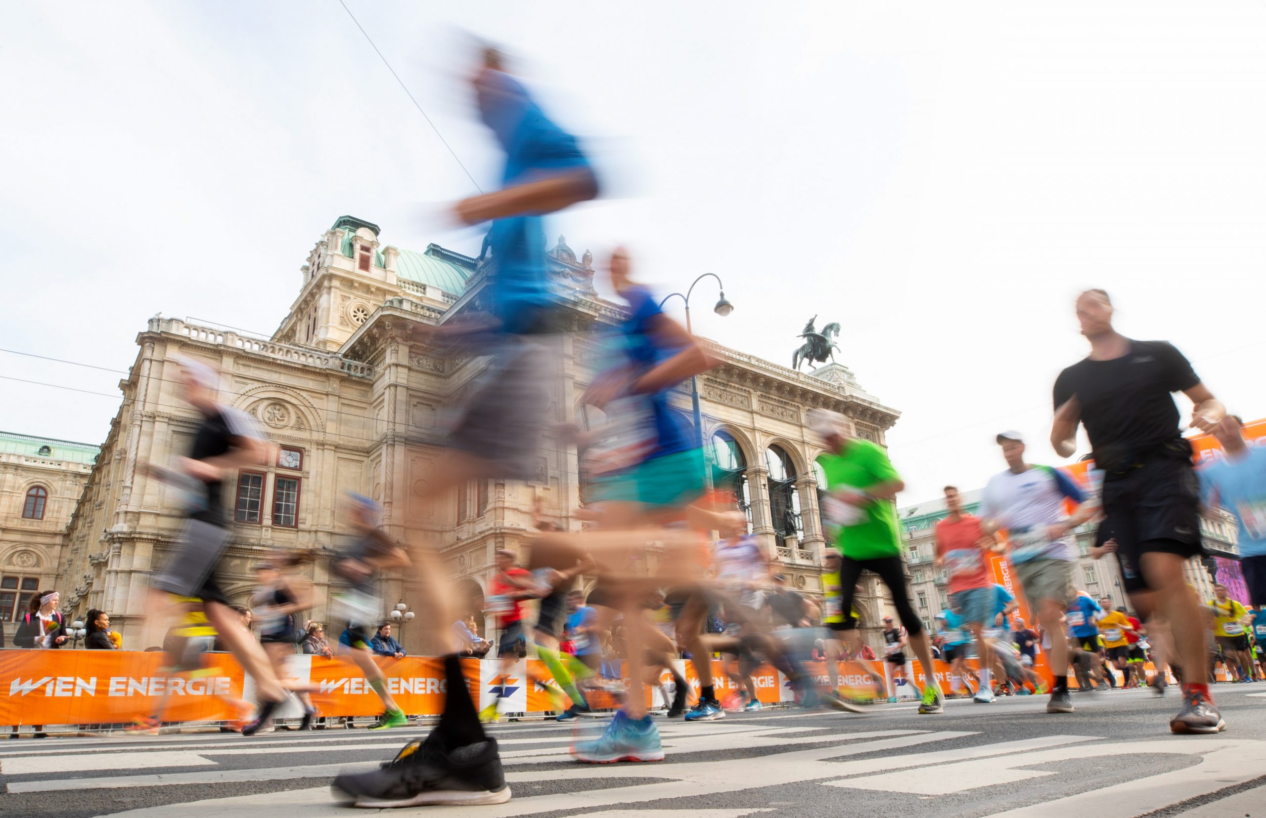 vorbereitungen für den vienna city marathon in vollem gange