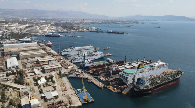 ονεχ: ρεκόρ χωρητικότητας πλοίων για τα ναυπηγεία σύρου-ελευσίνας