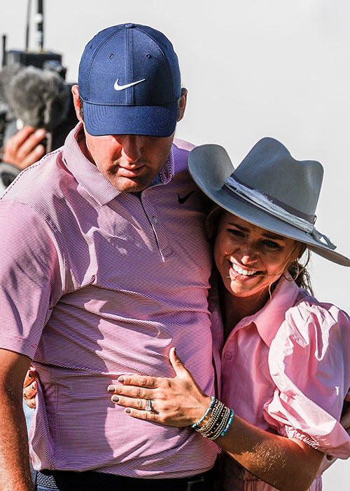 Masters winner Scottie Scheffler's special message for pregnant wife ...