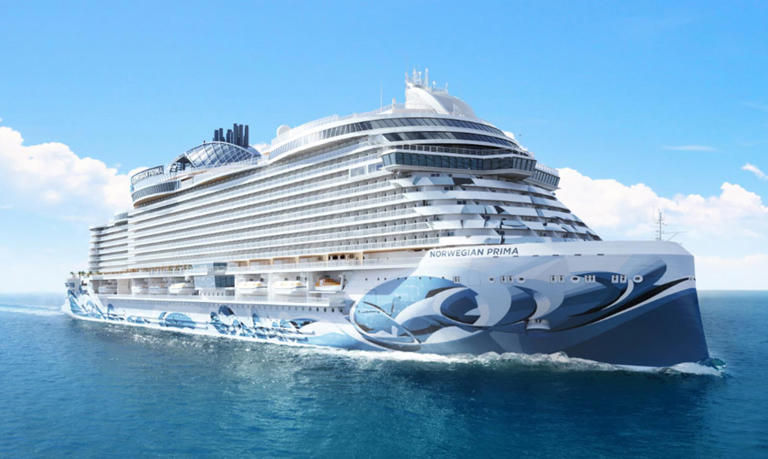 Norwegian Cruise Line named the first of its Project Leonard ships Norwegian Prima, which debuted in 2022.
