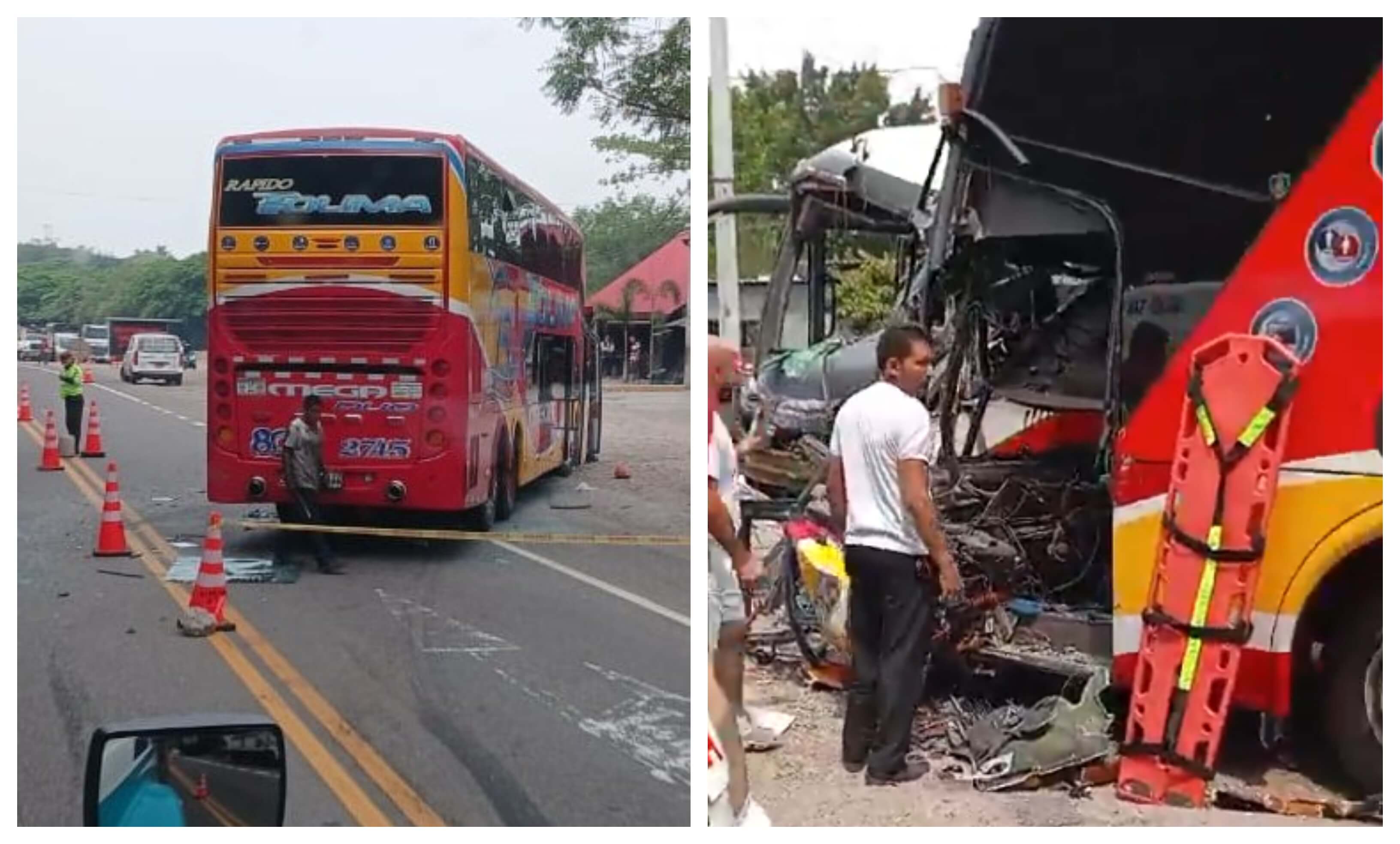 video: fatal accidente de dos buses en la dorada, caldas deja un muerto y 18 heridos