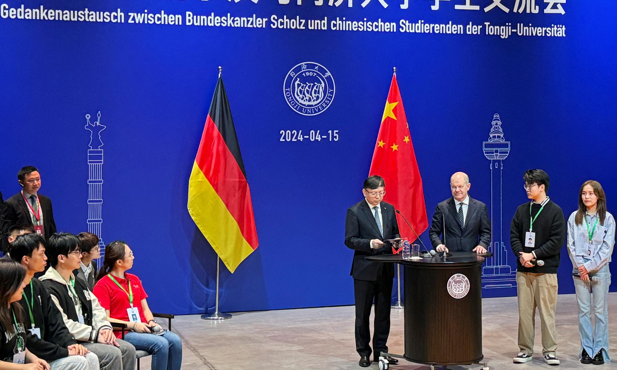 german chancellor urges chinese industry bosses to play fair in eu market