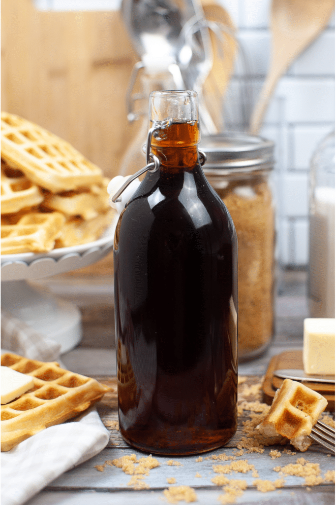 Homemade Breakfast Pancake Syrup - Made from Brown Sugar