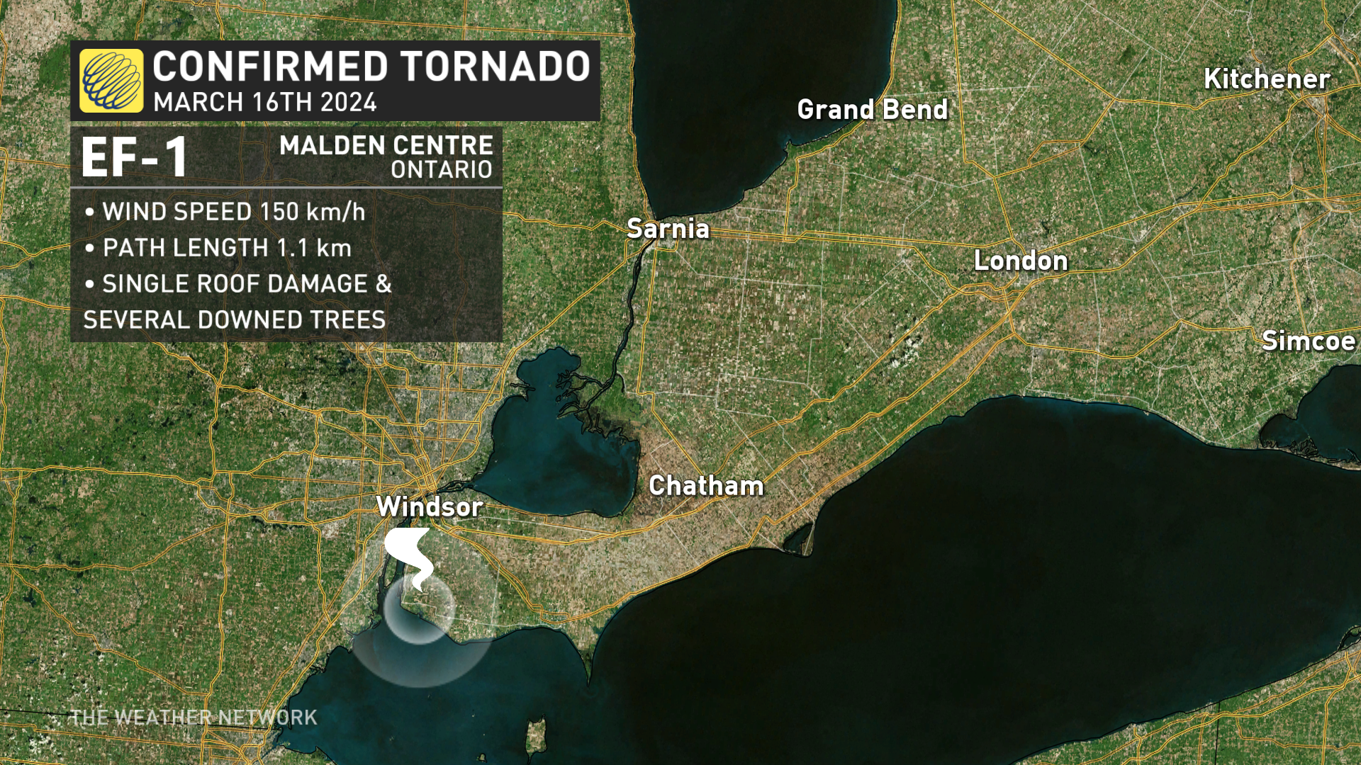 canada's first tornado of the year officially confirmed in ontario