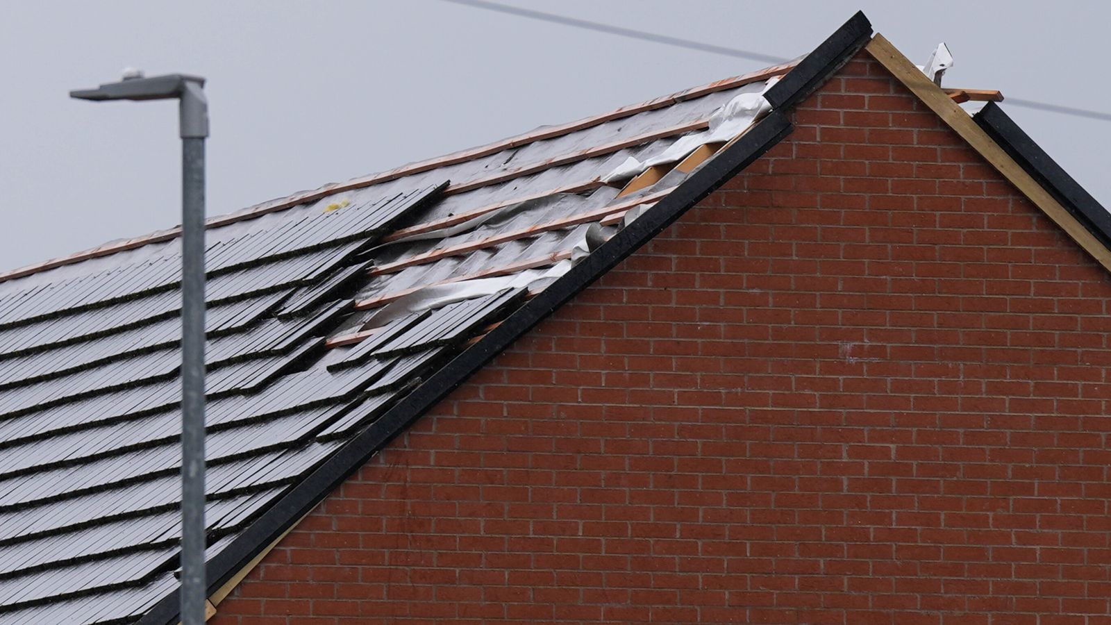 'tornado' hits town as severe wind warnings issued across uk