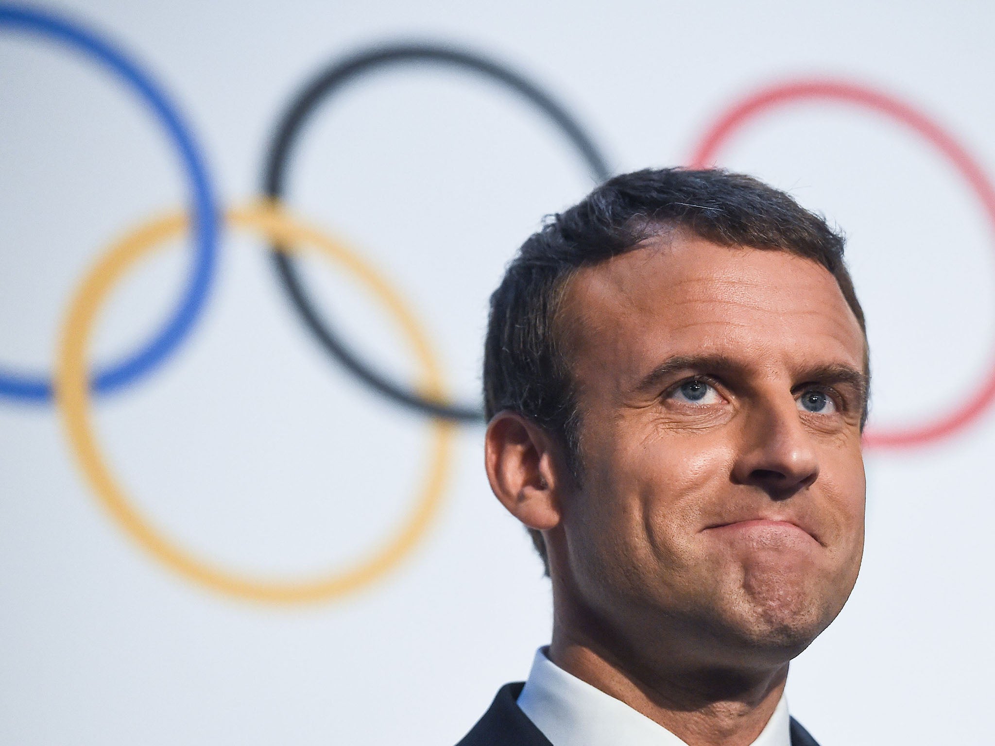 emmanuel macron says olympics opening ceremony may be moved due to security fears