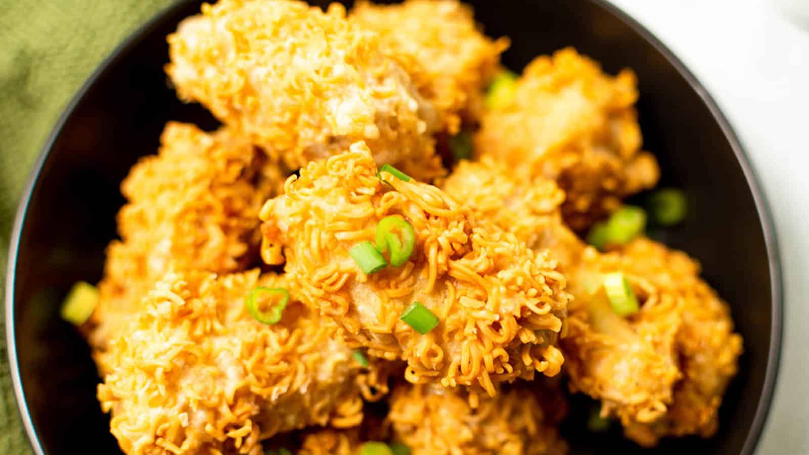 <p>If you’re after an easy chicken dinner that’ll make your mom envious, Ramen Fried Chicken is a great bet. It’s got that crunchy twist that makes it stand out at any gathering. Perfect for a busy night, it’s a meal that keeps things interesting and fun.<br><strong>Get the Recipe: </strong><a href="https://allwaysdelicious.com/ramen-fried-chicken/?utm_source=msn&utm_medium=page&utm_campaign=msn">Ramen Fried Chicken</a></p>