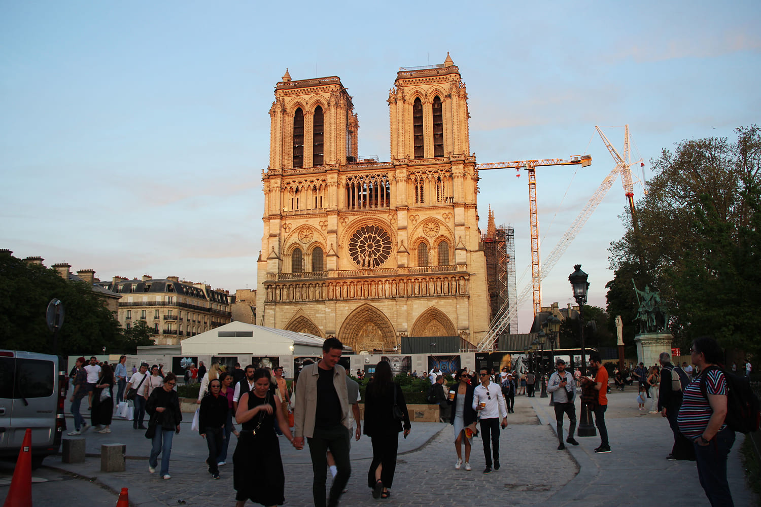 the comeback of notre dame: american builders help to restore iconic paris landmark