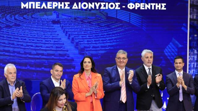 ευρωψηφοδέλτιο νδ: σείστηκε η αίθουσα στην ανακοίνωση για τον φρέντι μπελέρη - η πρώτη του δήλωση
