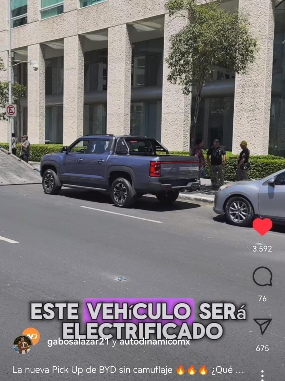 la nueva camioneta de byd fue vista en méxico sin camuflaje