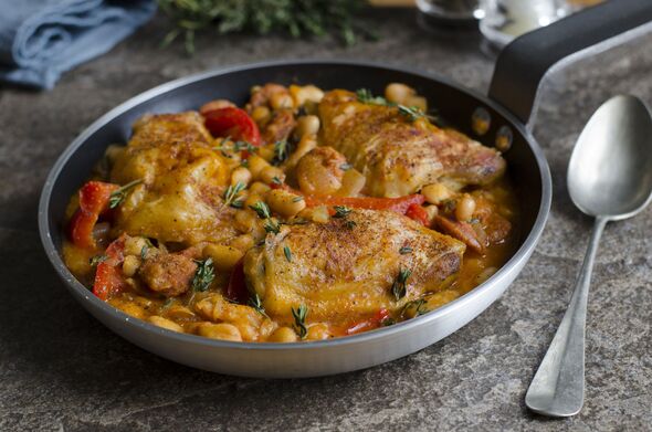 nigella lawson's 'speedy' chicken with chorizo and cannellini beans recipe is 'delicious'