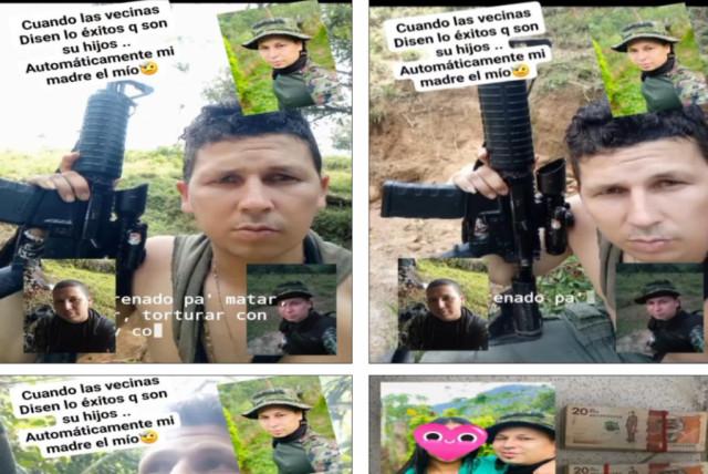 las fotos en redes de fusiles de largo alcance y dinero en efectivo que delataron a jefe de disidencias que murió en combate