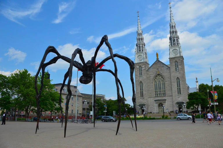 One of the key things to see in Ottawa Canada is the spider sculpture!