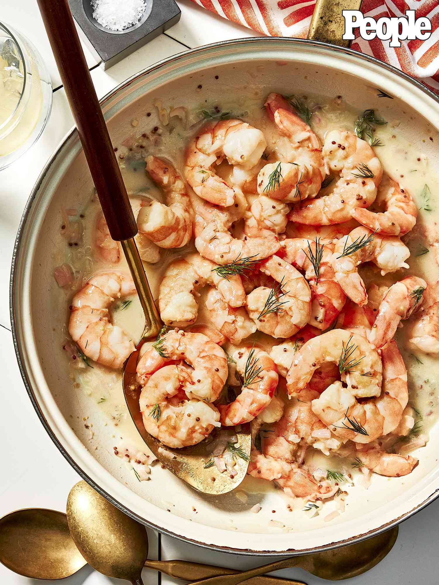 josé andrés’ shrimp with dill sauce brings greek flavors to your table in 20 minutes