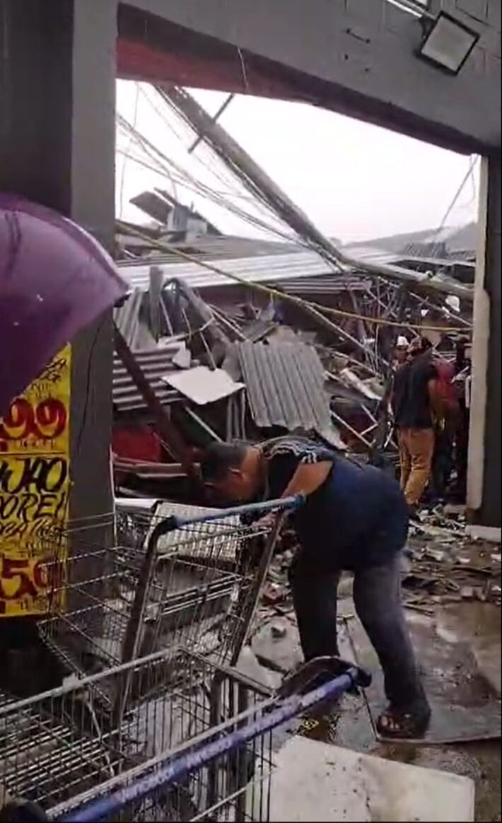 teto de supermercado desaba e deixa ao menos 11 feridos na grande sp