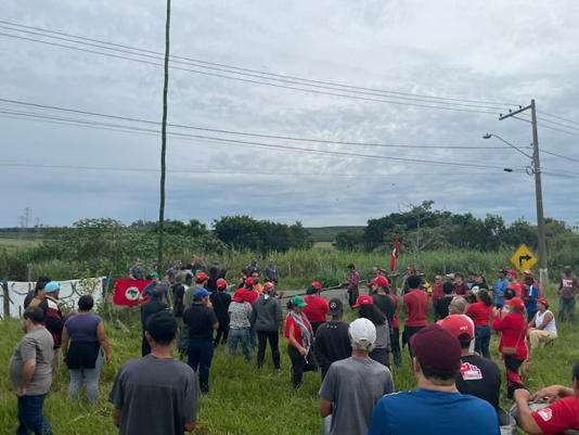 Ocupação do MST em Campinas. Foto: Filipe Augusto Peres/MST
