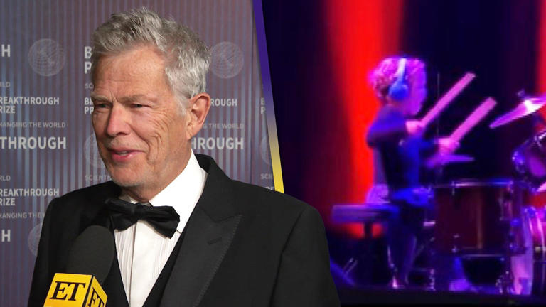 David Foster Reacts to His 3-Year-Old Son Rennie Drumming and Making Kennedy Center Debut With Him (Exclusive)
