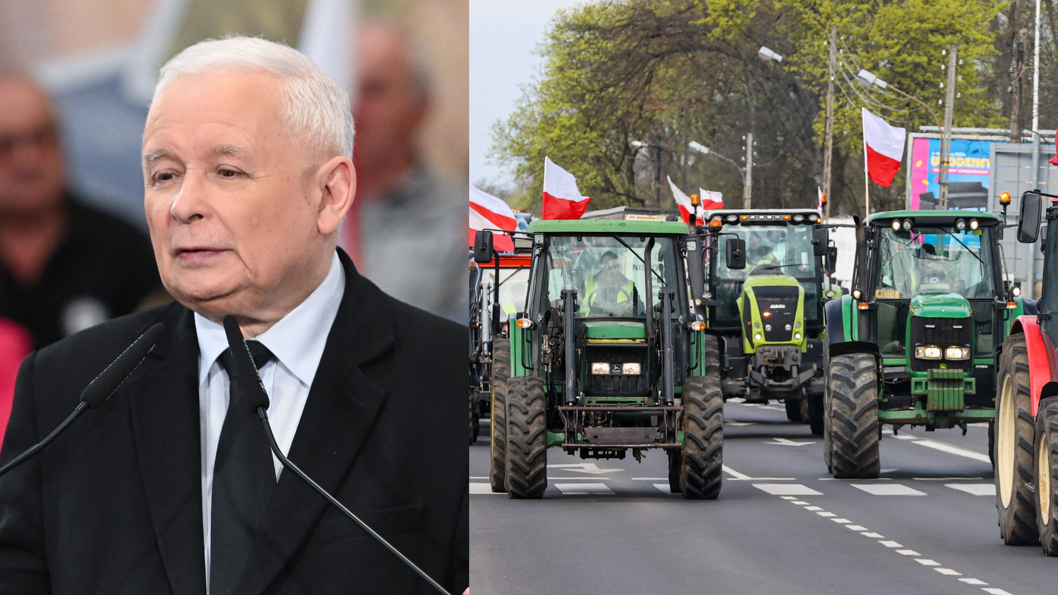 jarosław kaczyński wzywa na marsz rolników. oni sami są mocno podzieleni