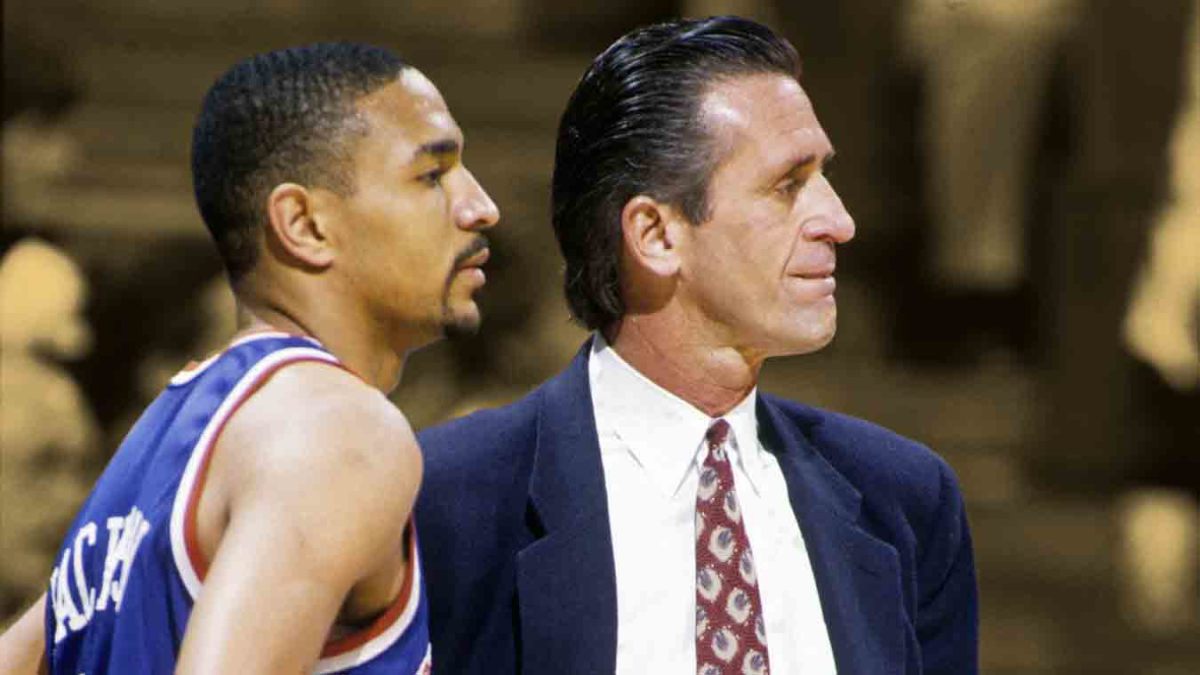 mark jackson shares how pat riley instilled a rule where players would get fined 500 dollars if they let the opposing team score a layup