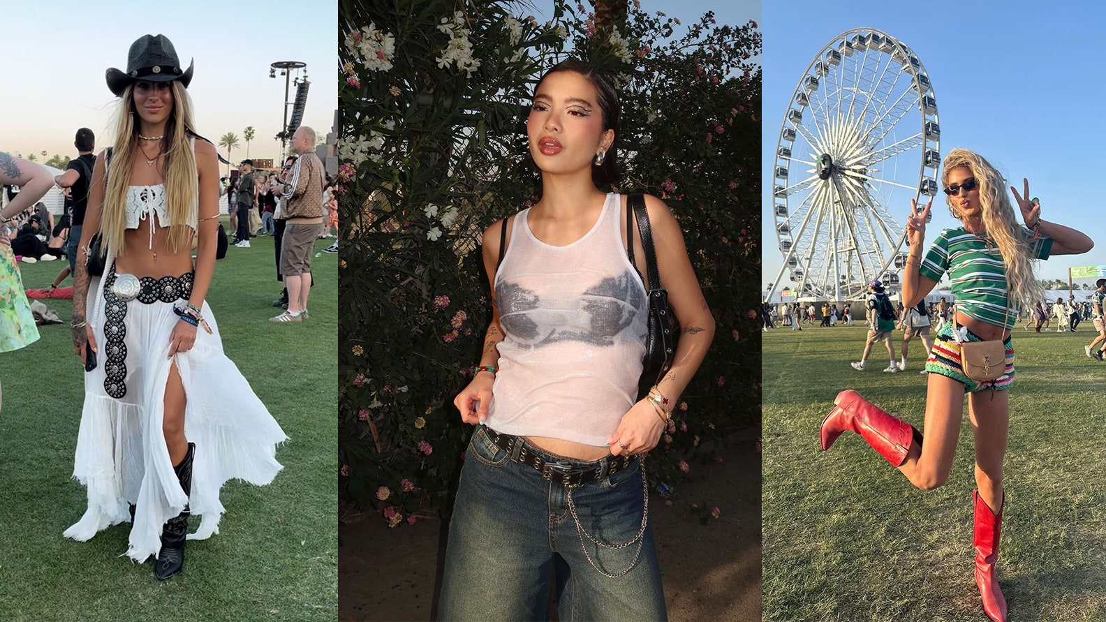 diese 7 festival-fashion-trends sind 2024 out - und diese tragen wir laut coachella jetzt