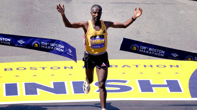 Thousands participate in the 128th running of the Boston Marathon